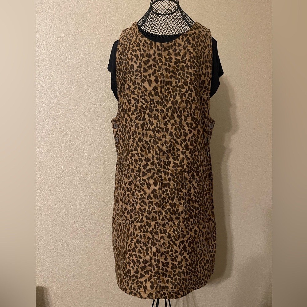 Vintage Erika Studio Cheetah Print Pullover Dress | Medium